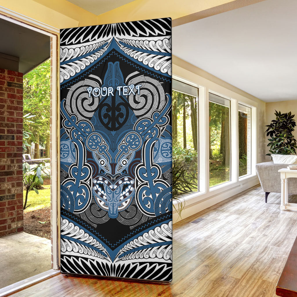 Aotearoa Iwi Ngati Mutunga Personalised Door Cover Maori Kowhaiwhai Pattern