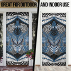 Aotearoa Iwi Ngati Mutunga Personalised Door Cover Maori Kowhaiwhai Pattern