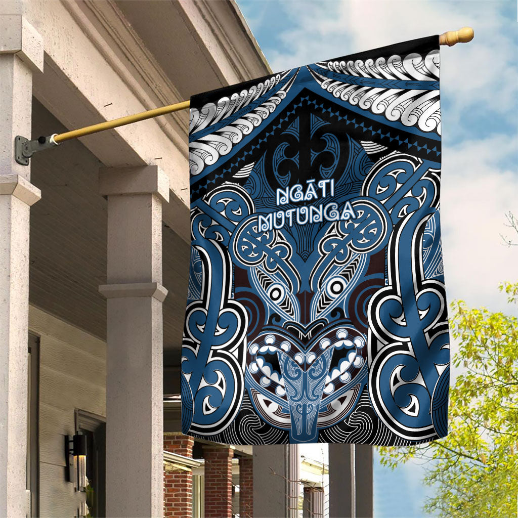 Aotearoa Iwi Ngati Mutunga Garden Flag Maori Kowhaiwhai Pattern