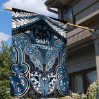 Aotearoa Iwi Ngati Mutunga Garden Flag Maori Kowhaiwhai Pattern