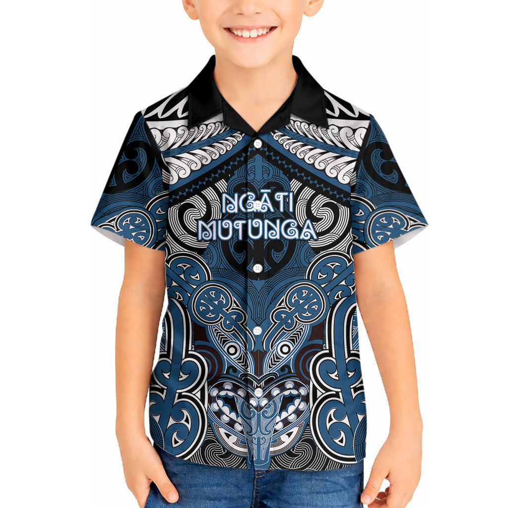 Aotearoa Iwi Ngati Mutunga Personalised Hawaiian Shirt Maori Kowhaiwhai Pattern