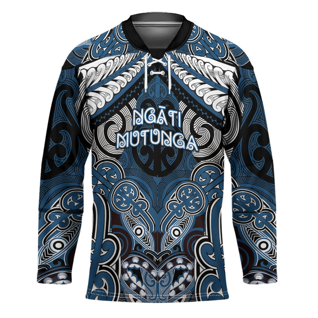 Aotearoa Iwi Ngati Mutunga Personalised Hockey Jersey Maori Kowhaiwhai Pattern