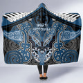 Aotearoa Iwi Ngati Mutunga Hooded Blanket Maori Kowhaiwhai Pattern