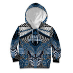 Aotearoa Iwi Ngati Mutunga Personalised Kid Hoodie Maori Kowhaiwhai Pattern