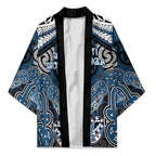 Aotearoa Iwi Ngati Mutunga Personalised Kimono Maori Kowhaiwhai Pattern