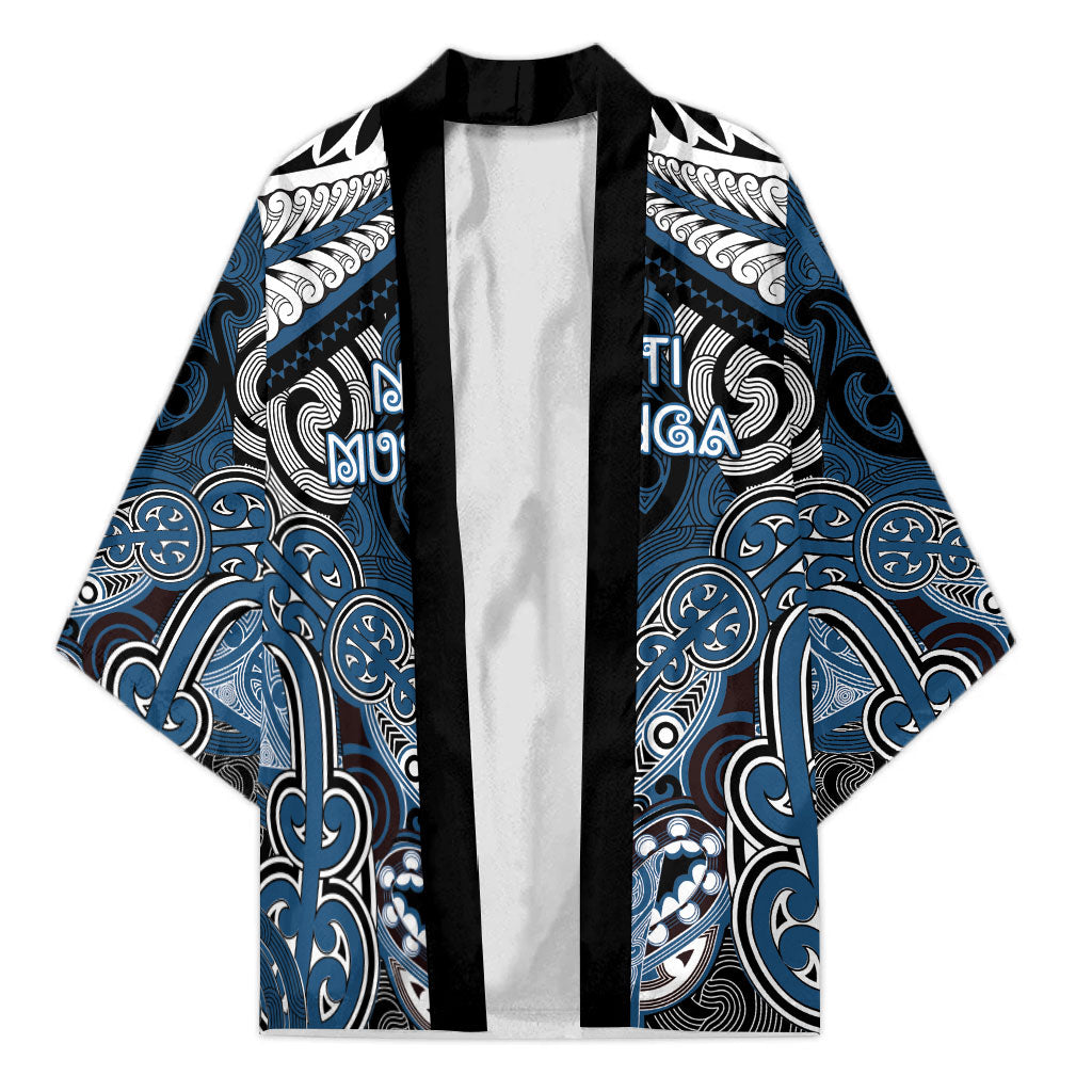 Aotearoa Iwi Ngati Mutunga Personalised Kimono Maori Kowhaiwhai Pattern