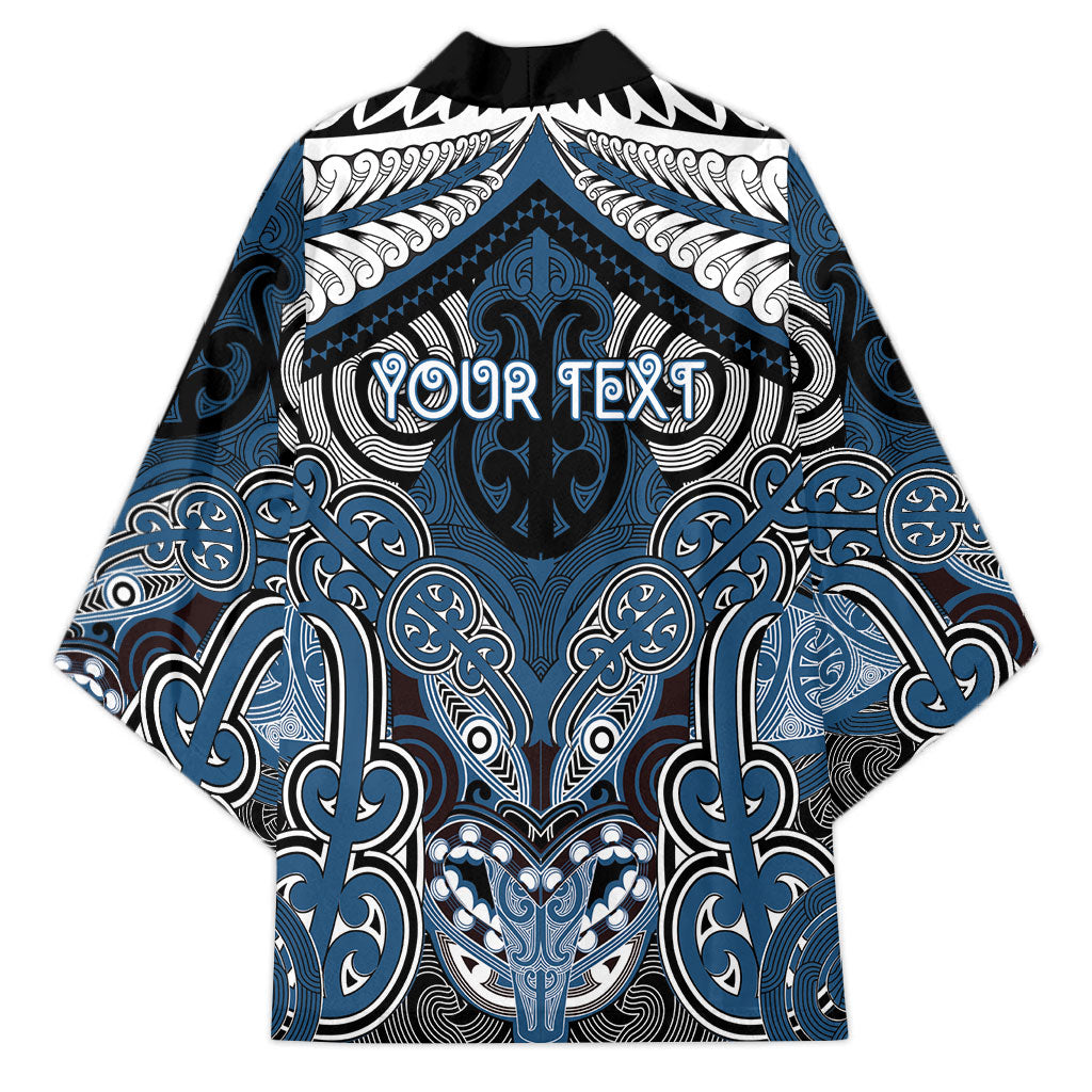 Aotearoa Iwi Ngati Mutunga Personalised Kimono Maori Kowhaiwhai Pattern
