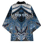 Aotearoa Iwi Ngati Mutunga Personalised Kimono Maori Kowhaiwhai Pattern