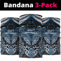 Aotearoa Iwi Ngati Mutunga Neck Gaiter Maori Kowhaiwhai Pattern