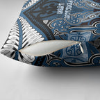 Aotearoa Iwi Ngati Mutunga Pillow Cover Maori Kowhaiwhai Pattern