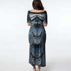 Aotearoa Iwi Ngati Mutunga Personalised Puletasi Maori Kowhaiwhai Pattern