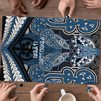 Aotearoa Iwi Ngati Mutunga Puzzle Maori Kowhaiwhai Pattern