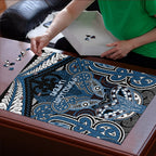 Aotearoa Iwi Ngati Mutunga Puzzle Maori Kowhaiwhai Pattern