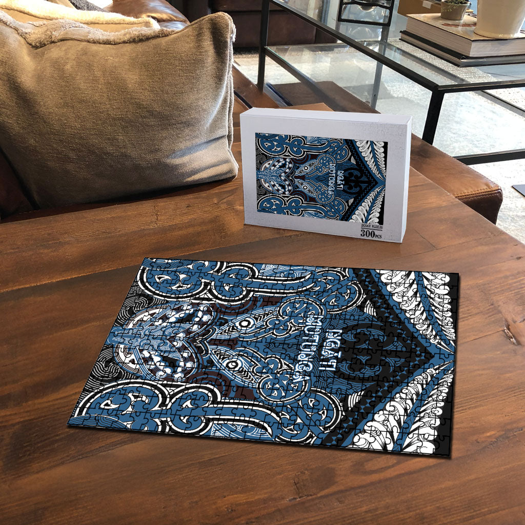 Aotearoa Iwi Ngati Mutunga Puzzle Maori Kowhaiwhai Pattern