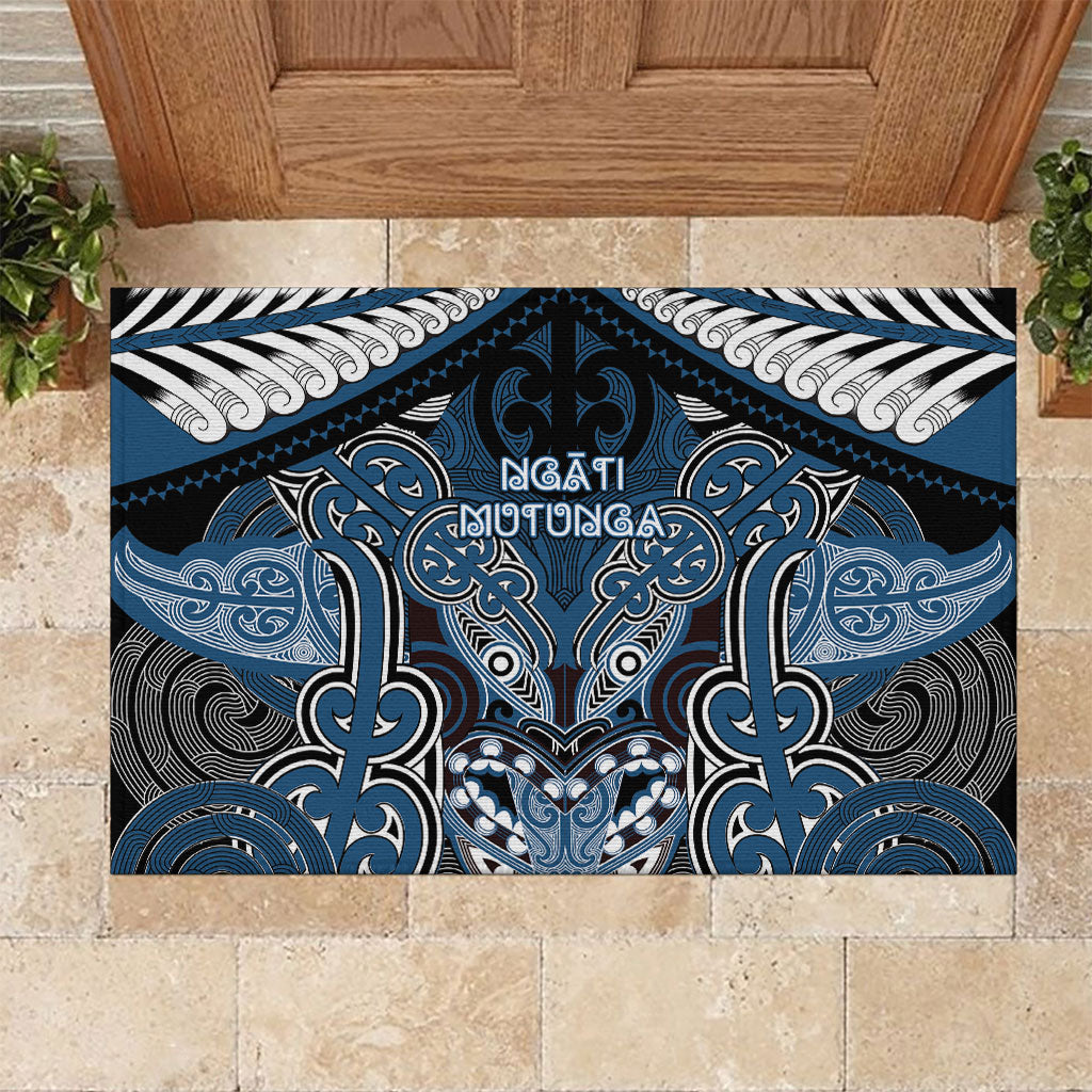 Aotearoa Iwi Ngati Mutunga Rubber Doormat Maori Kowhaiwhai Pattern