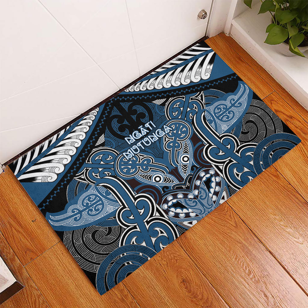 Aotearoa Iwi Ngati Mutunga Rubber Doormat Maori Kowhaiwhai Pattern