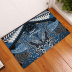 Aotearoa Iwi Ngati Mutunga Rubber Doormat Maori Kowhaiwhai Pattern