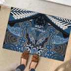 Aotearoa Iwi Ngati Mutunga Rubber Doormat Maori Kowhaiwhai Pattern