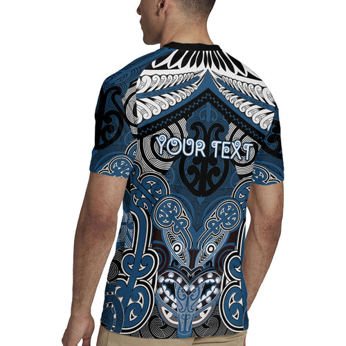 Aotearoa Iwi Ngati Mutunga Personalised Rugby Jersey Maori Kowhaiwhai Pattern