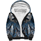 Aotearoa Iwi Ngati Mutunga Personalised Sherpa Hoodie Maori Kowhaiwhai Pattern