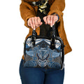 Aotearoa Iwi Ngati Mutunga Shoulder Handbag Maori Kowhaiwhai Pattern