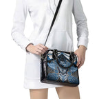 Aotearoa Iwi Ngati Mutunga Shoulder Handbag Maori Kowhaiwhai Pattern
