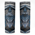 Aotearoa Iwi Ngati Mutunga Personalised Skinny Tumbler Maori Kowhaiwhai Pattern
