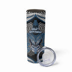 Aotearoa Iwi Ngati Mutunga Personalised Skinny Tumbler Maori Kowhaiwhai Pattern