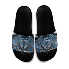 Aotearoa Iwi Ngati Mutunga Slide Sandals Maori Kowhaiwhai Pattern