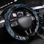 Aotearoa Iwi Ngati Mutunga Steering Wheel Cover Maori Kowhaiwhai Pattern