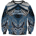 Aotearoa Iwi Ngati Mutunga Personalised Sweatshirt Maori Kowhaiwhai Pattern
