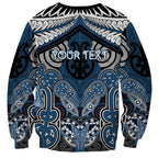 Aotearoa Iwi Ngati Mutunga Personalised Sweatshirt Maori Kowhaiwhai Pattern