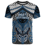 Aotearoa Iwi Ngati Mutunga Personalised T Shirt Maori Kowhaiwhai Pattern