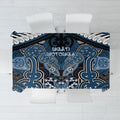 Aotearoa Iwi Ngati Mutunga Tablecloth Maori Kowhaiwhai Pattern