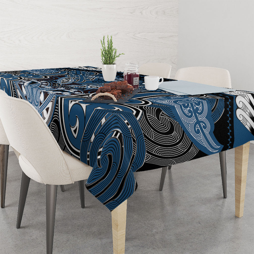 Aotearoa Iwi Ngati Mutunga Tablecloth Maori Kowhaiwhai Pattern