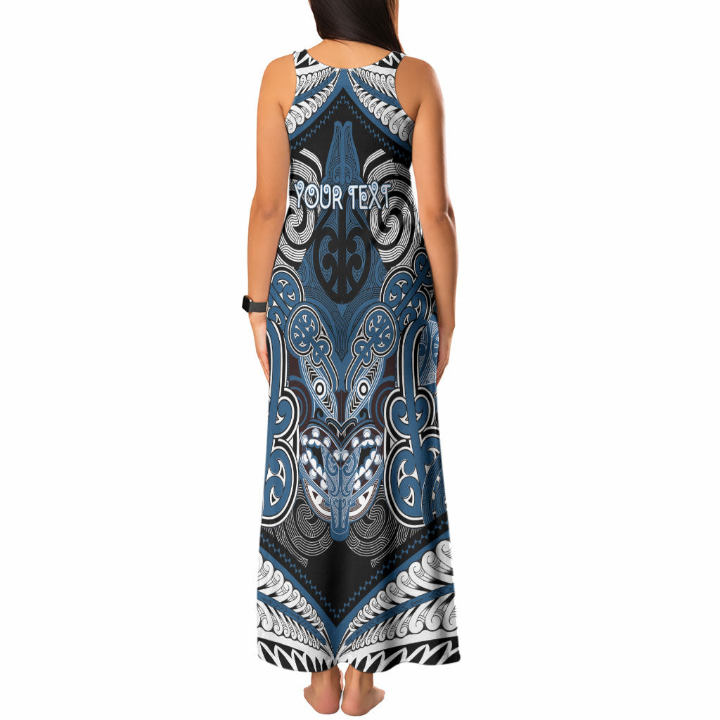 Aotearoa Iwi Ngati Mutunga Personalised Tank Maxi Dress Maori Kowhaiwhai Pattern