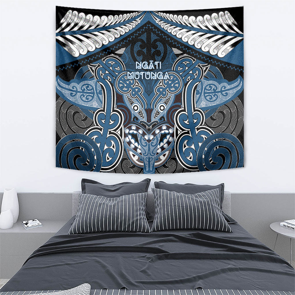Aotearoa Iwi Ngati Mutunga Tapestry Maori Kowhaiwhai Pattern