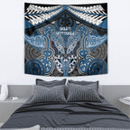 Aotearoa Iwi Ngati Mutunga Tapestry Maori Kowhaiwhai Pattern