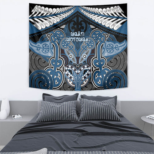 Aotearoa Iwi Ngati Mutunga Tapestry Maori Kowhaiwhai Pattern