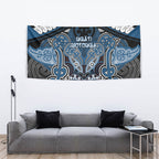 Aotearoa Iwi Ngati Mutunga Tapestry Maori Kowhaiwhai Pattern