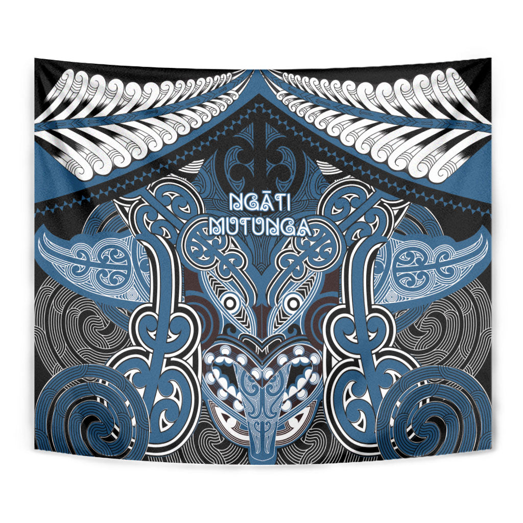 Aotearoa Iwi Ngati Mutunga Tapestry Maori Kowhaiwhai Pattern