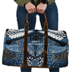 Aotearoa Iwi Ngati Mutunga Travel Bag Maori Kowhaiwhai Pattern