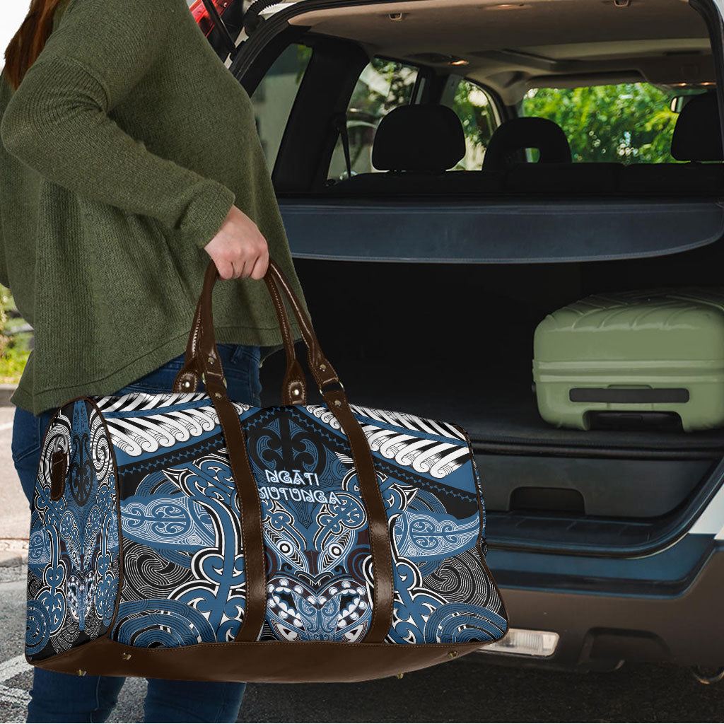 Aotearoa Iwi Ngati Mutunga Travel Bag Maori Kowhaiwhai Pattern