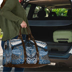 Aotearoa Iwi Ngati Mutunga Travel Bag Maori Kowhaiwhai Pattern