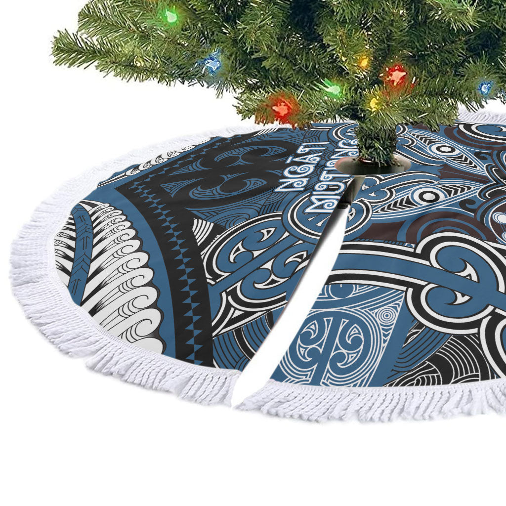 Aotearoa Iwi Ngati Mutunga Tree Skirt Maori Kowhaiwhai Pattern