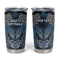 Aotearoa Iwi Ngati Mutunga Personalised Tumbler Cup Maori Kowhaiwhai Pattern