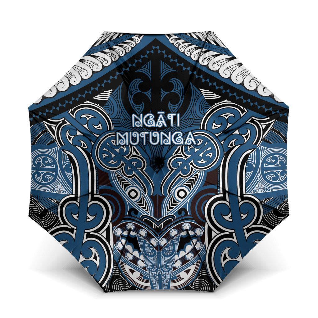 Aotearoa Iwi Ngati Mutunga Umbrella Maori Kowhaiwhai Pattern