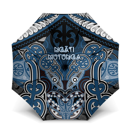Aotearoa Iwi Ngati Mutunga Umbrella Maori Kowhaiwhai Pattern