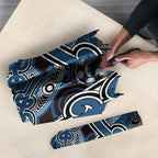 Aotearoa Iwi Ngati Mutunga Umbrella Maori Kowhaiwhai Pattern