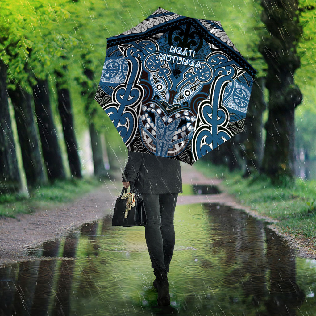 Aotearoa Iwi Ngati Mutunga Umbrella Maori Kowhaiwhai Pattern